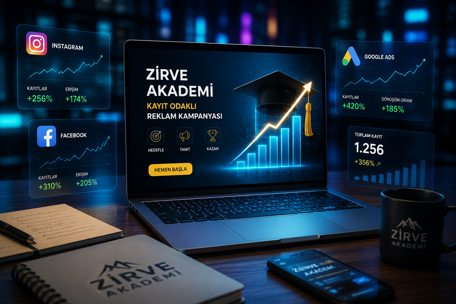 Zirve Akademi Reklam Kampanyası